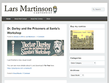 Tablet Screenshot of larsmartinson.com